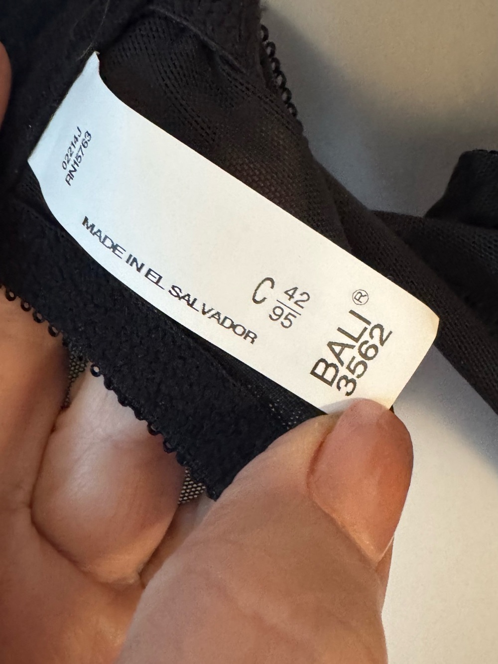 NWT Bali Black MINIMIZER Underwire Bra 42C #M - Picture 10 of 11